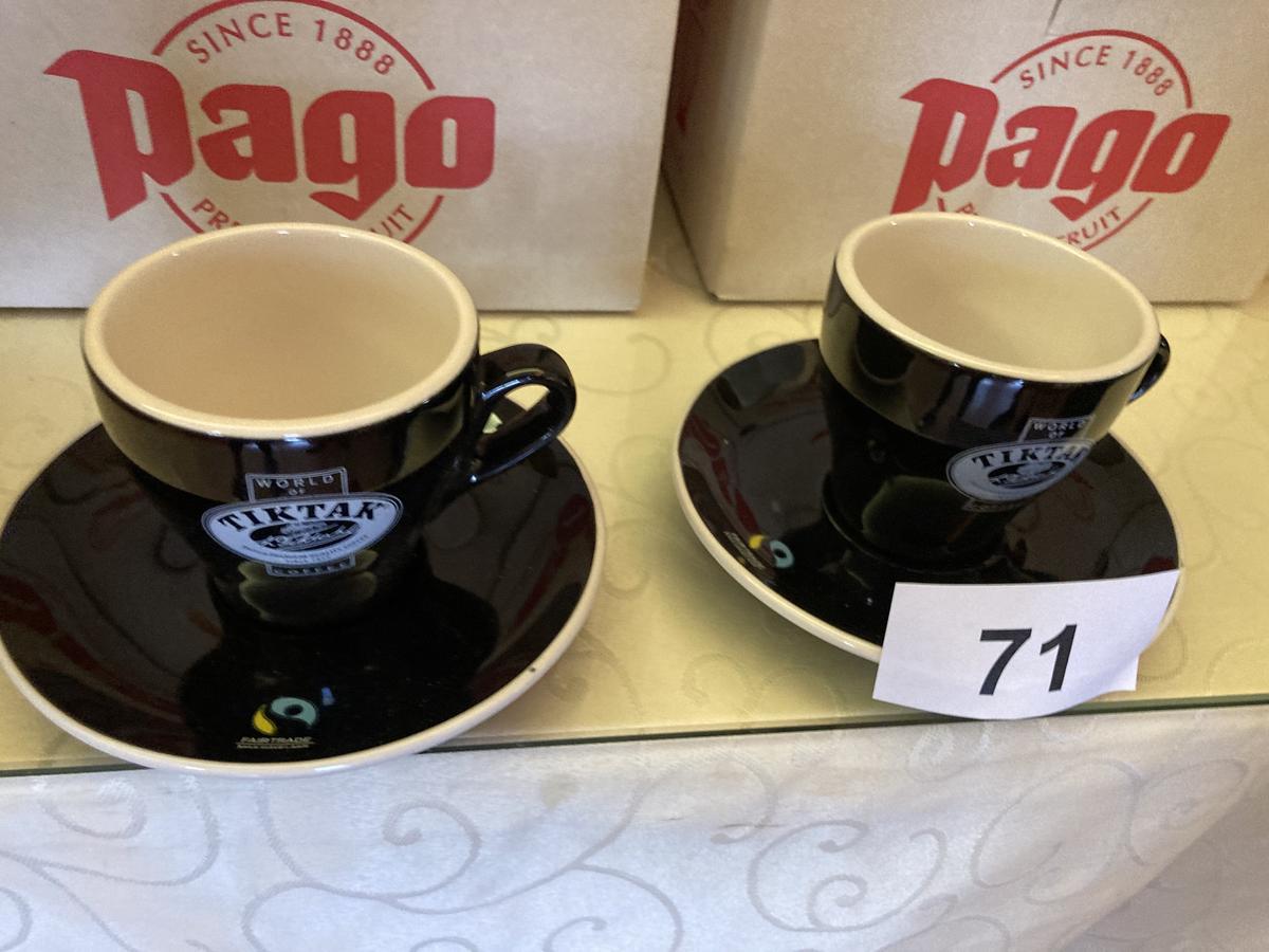 Gro&szlig;posten Kaffeegeschirr ca. 50 Tassen und 50 Untertassen