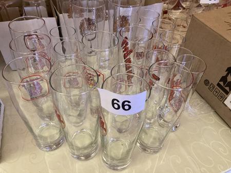 ca. 20 tk. Biergläser verschiedener Marken und Größen ca. 20 tk. Biergläser verschiedener Marken und Größen