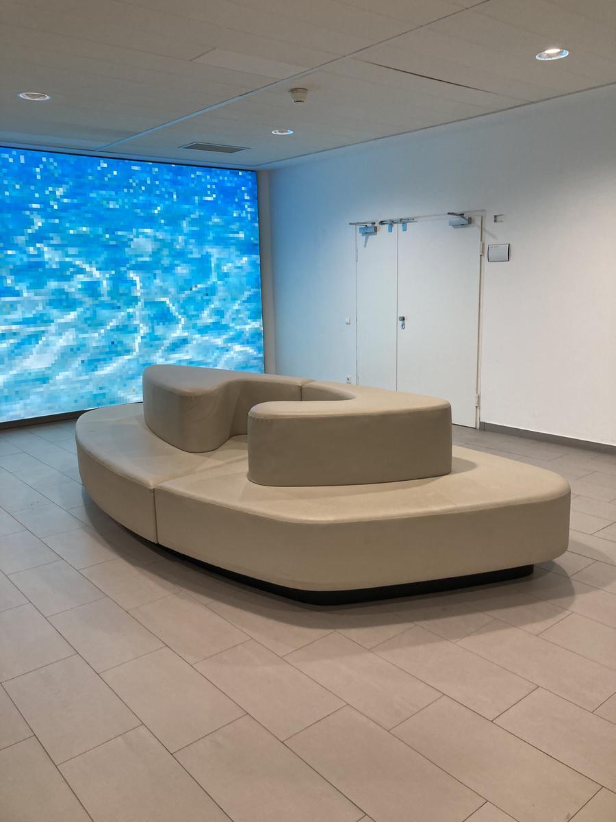 Designer Sitzgruppe 3 teilig aus Leder - exklusiv