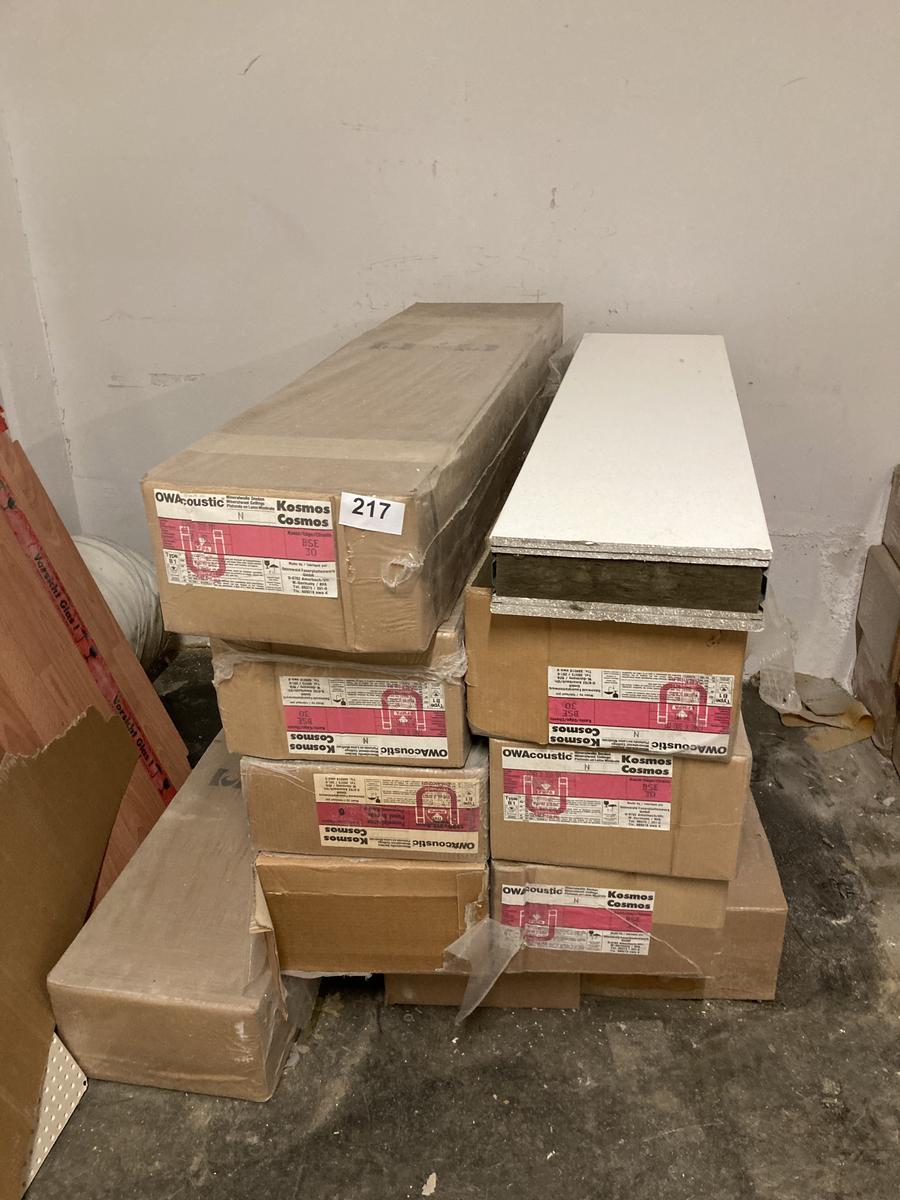 10 Karton Cosmos Mineralwolldecke 1240 x 300 mm