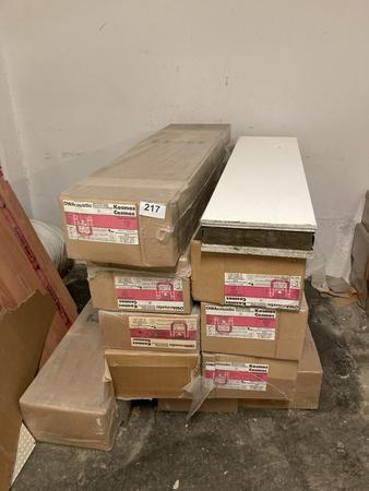 10 Karton Cosmos Mineralwolldecke 1240 x 300 mm, Dicke: 94 mm - ca. 7m2