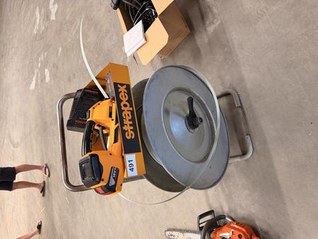 Strapex Akku Umreifungsger�t STB 75 mit Ladeger�t und Abspulwagen