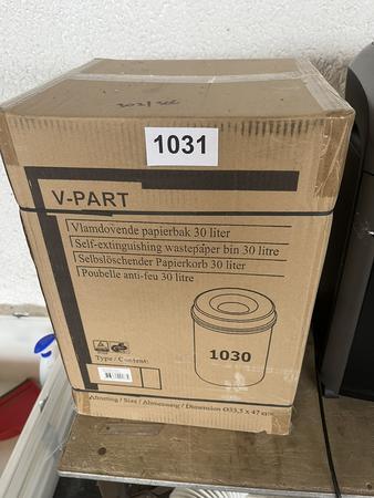 Selbstl�schender Papierkorb 30 L