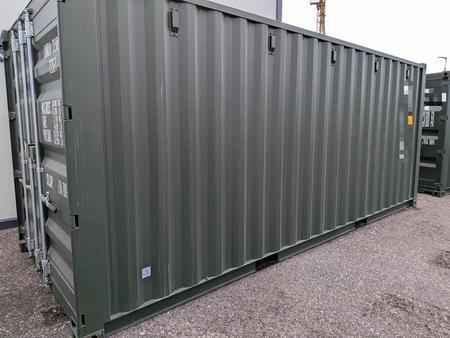 20 Fuß ISO See- und Lagercontainer,RAL6007 Flaschengrün 20 Fuß ISO See- und Lagercontainer,RAL6007 Flaschengrün