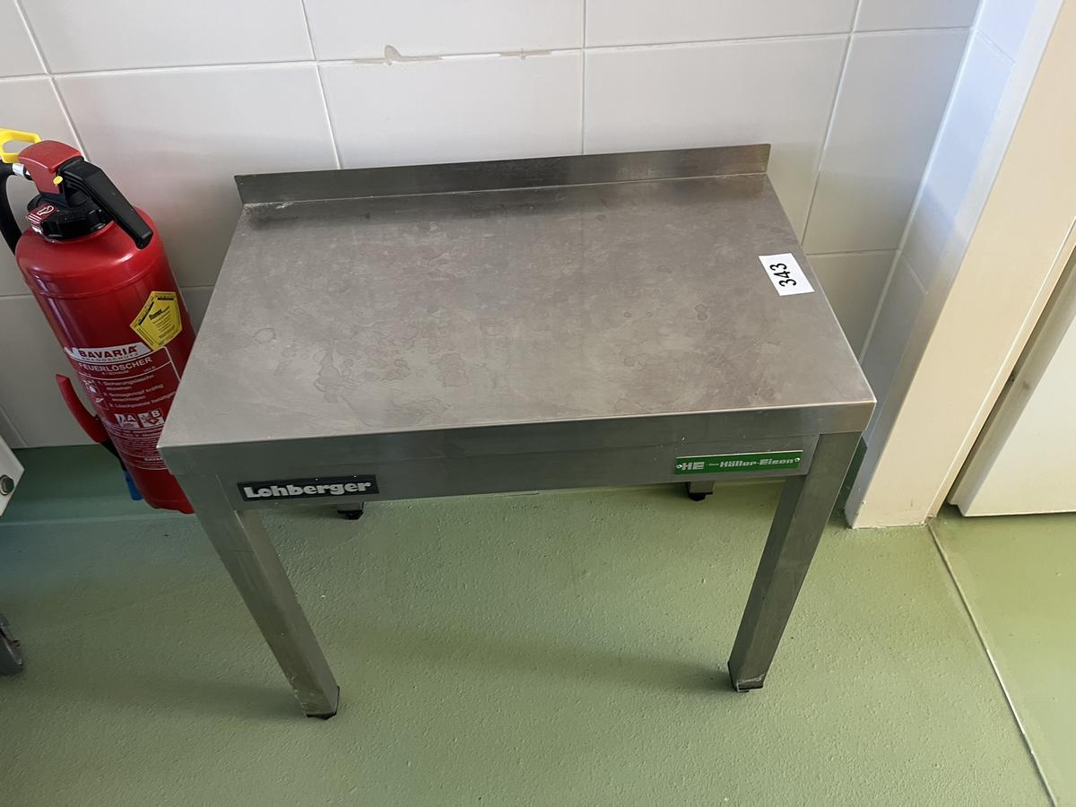 LOHBERGER Edelstahlablageregal freistehend ca. 65/40/60 cm