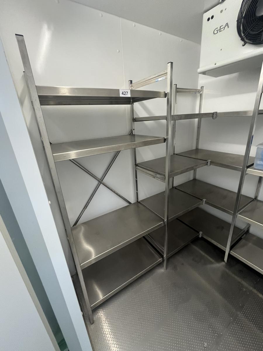 Hupfer K&uuml;hlhausregale: 180/110/180 cm mit Fachb&ouml;den Stecksystem