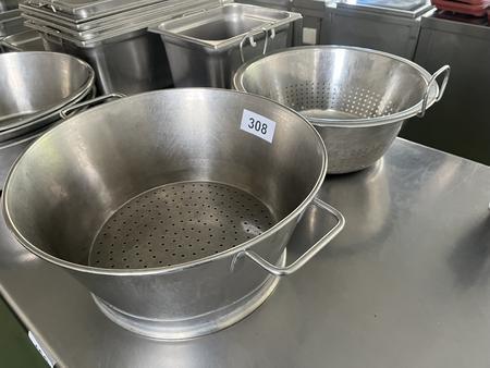 2 Stück Siebschüsseln 2 Stück Siebschüsseln