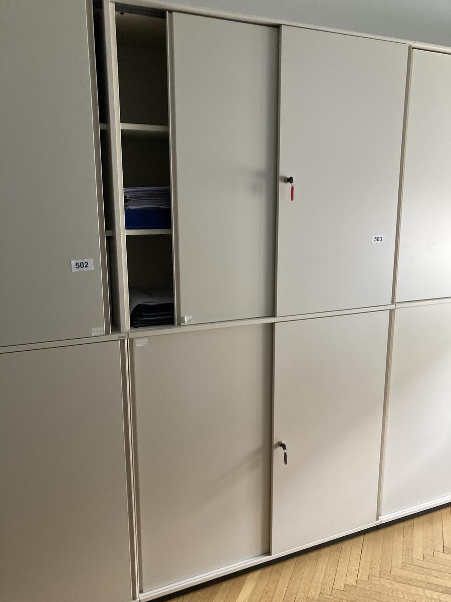 2 Stk. Bene Aktenschrank-Kombination Ober-