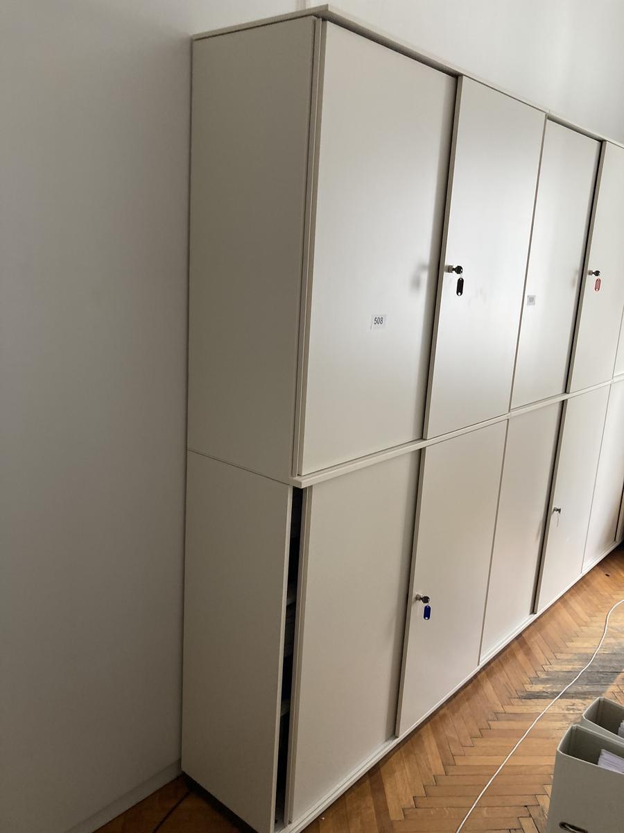 2 Stk. Bene Aktenschrank-Kombination Ober-