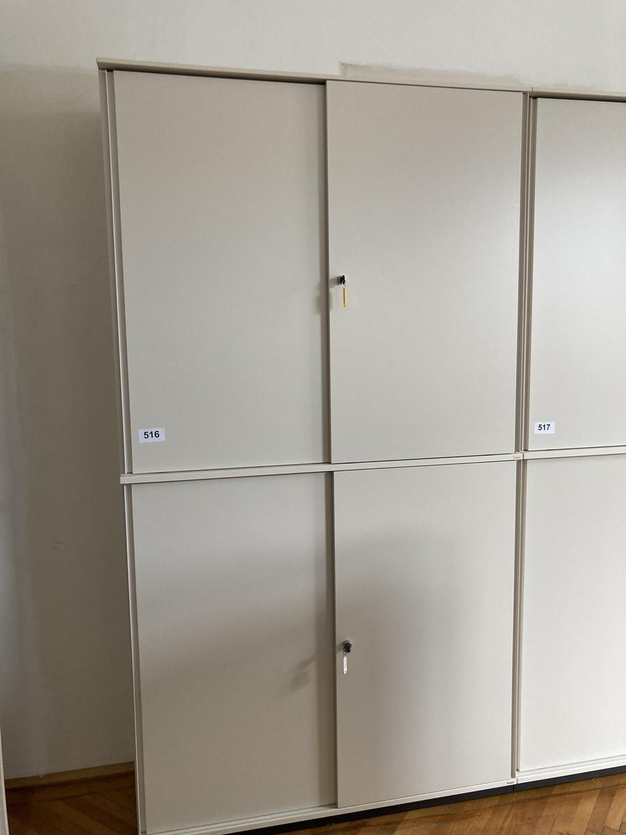 2 Stk. Bene Aktenschrank-Kombination Ober-