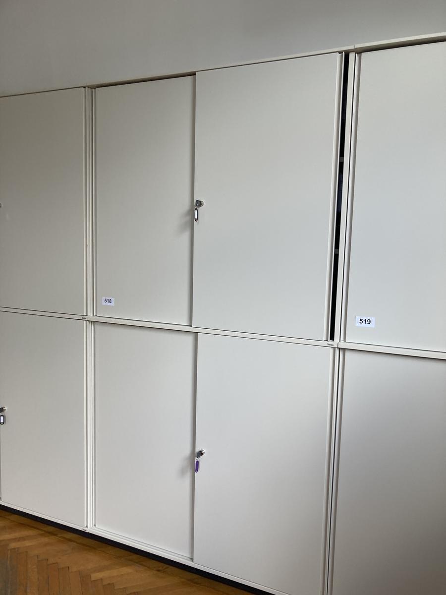 2 Stk. Bene Aktenschrank-Kombination Ober-