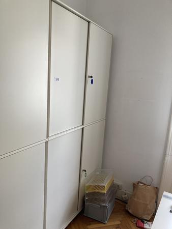 2 Stk. Bene Aktenschrank-Kombination Ober-,Unterteil ca.120x115 cm