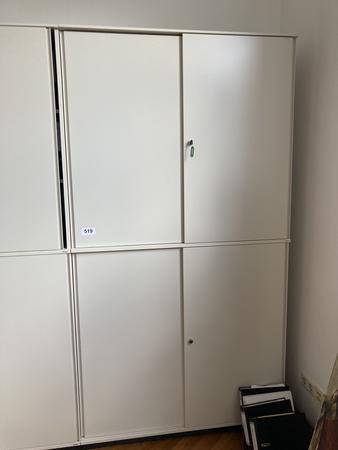 2 Stk. Bene Aktenschrank-Kombination Ober-,Unterteil ca.120x115 cm