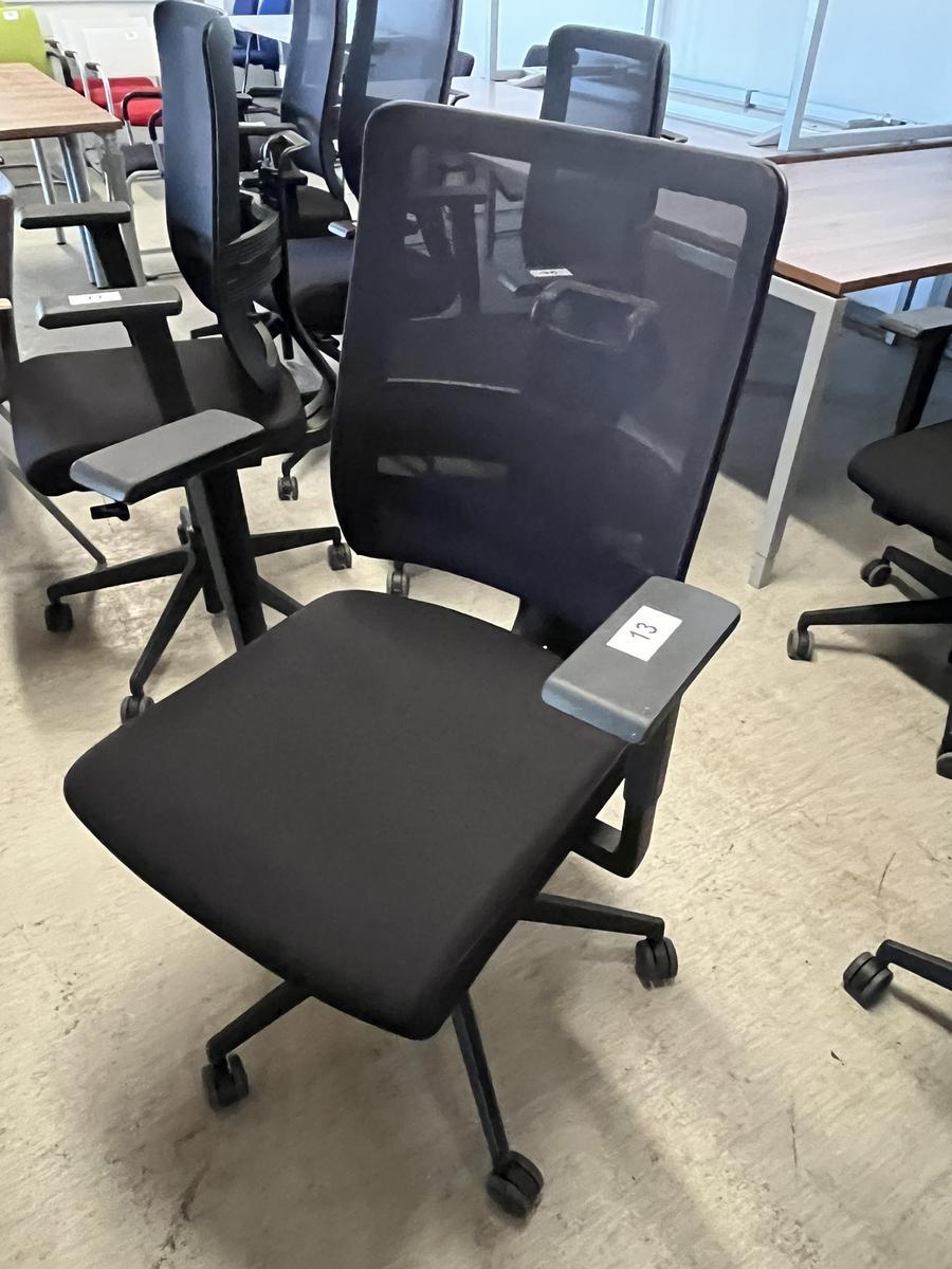 B&uuml;rodrehstuhl Viasit Toleo NPR - Ergonmischer B&uuml;rodrehstuhl schwarz