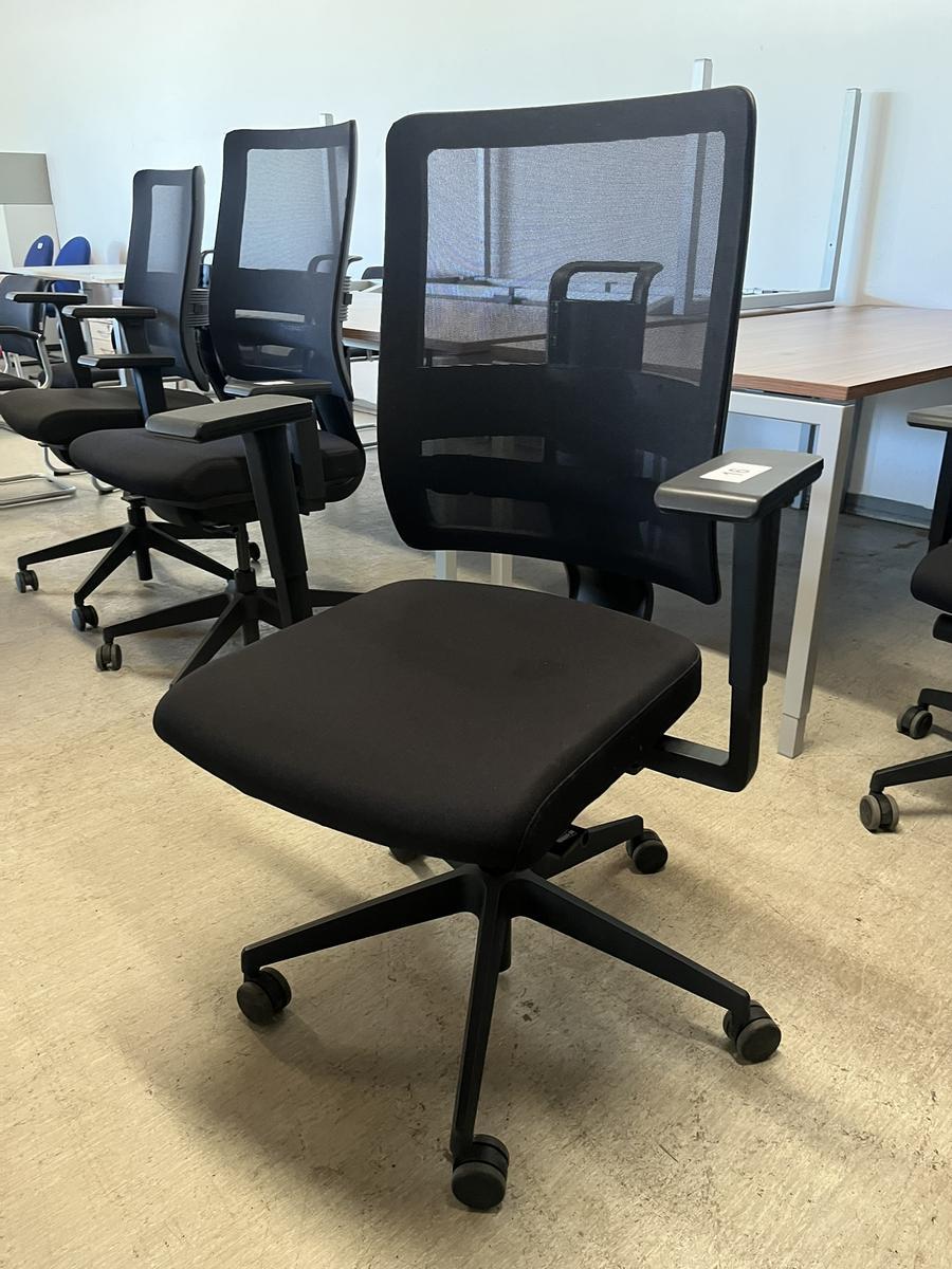 B&uuml;rodrehstuhl Viasit Toleo NPR - Ergonmischer B&uuml;rodrehstuhl schwarz