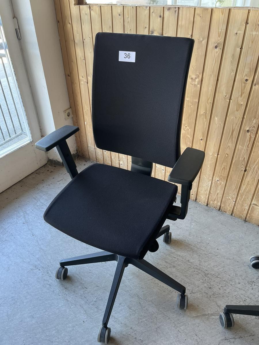 BENE Novy Style  B&uuml;rodrehst&uuml;hle Anthrazit