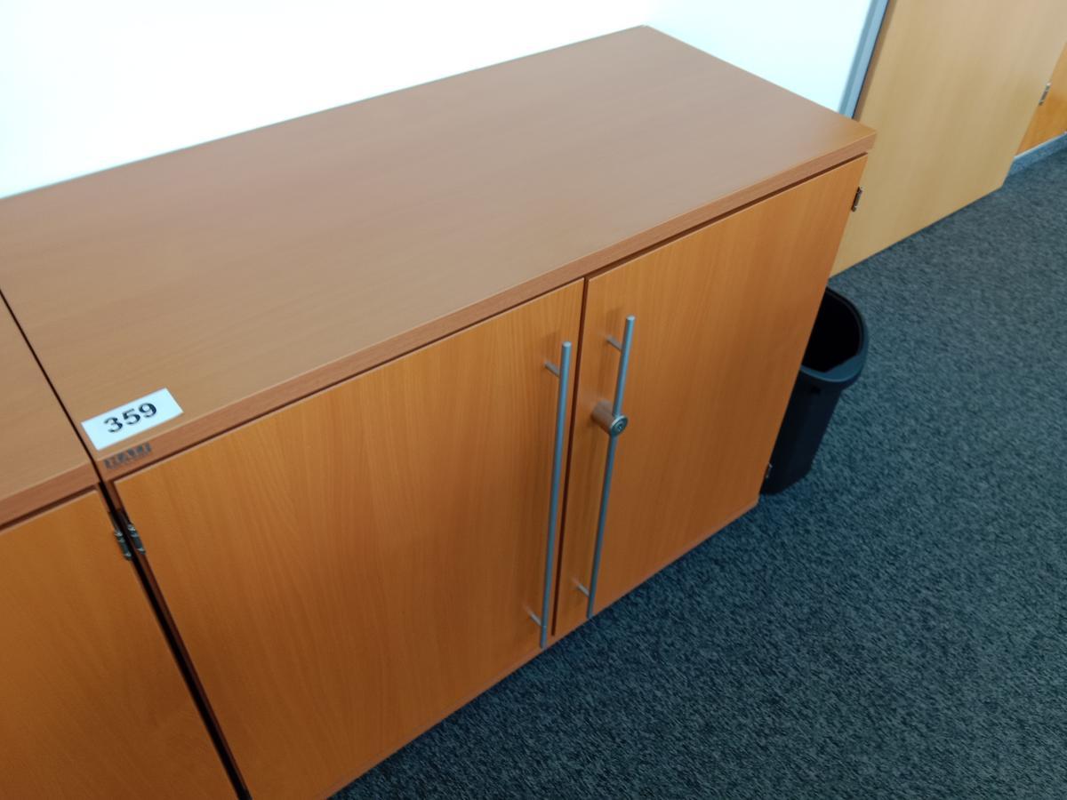 Aktenschrank 2 Ordnerh&ouml;hen, ca. 145 x 45 x 80 cm