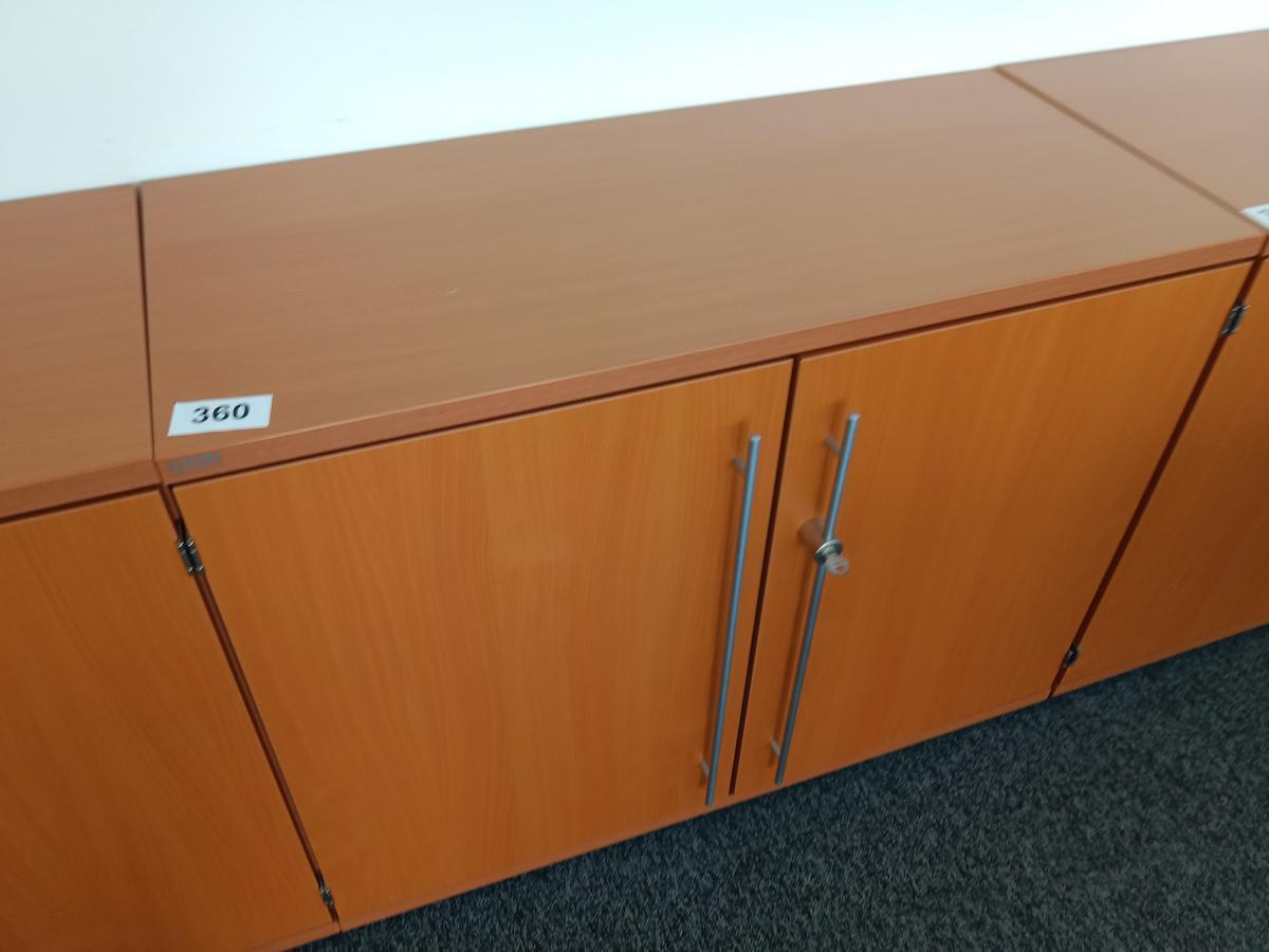 Aktenschrank 2 Ordnerh&ouml;hen, ca. 145 x 45 x 80 cm