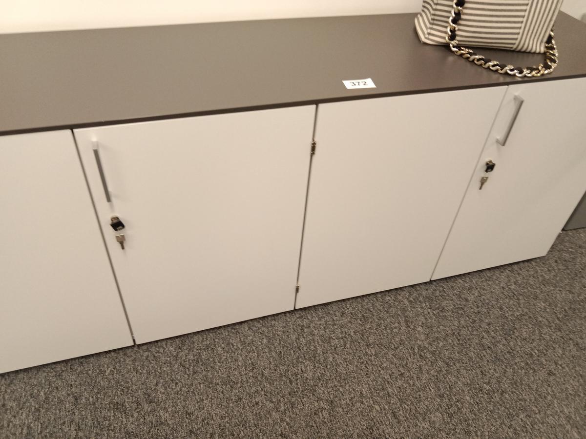 2teiliger Aktenschrank 2 Orderh&ouml;hen 200 cm