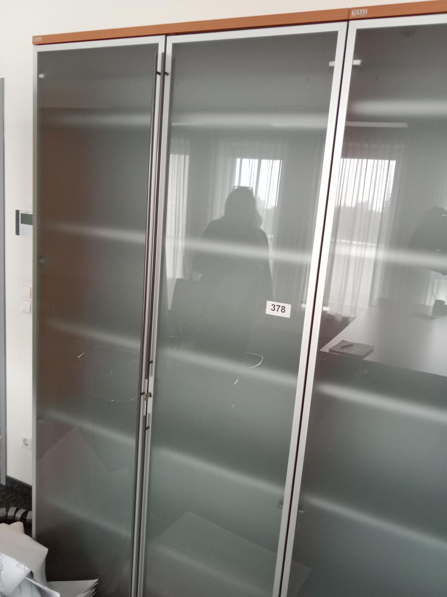 Aktenschrank Front verglast ca. 100 x 45 x 200 cm