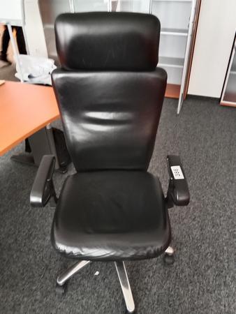 Bürodrehstuhl in Leder Bürodrehstuhl in Leder