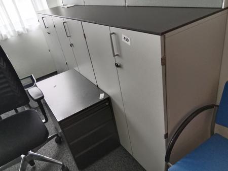 Aktenschrank-Kombination 3teilig, ca. 240 x 46 x 115 cm Aktenschrank-Kombination 3teilig, ca. 240 x 46 x 115 cm