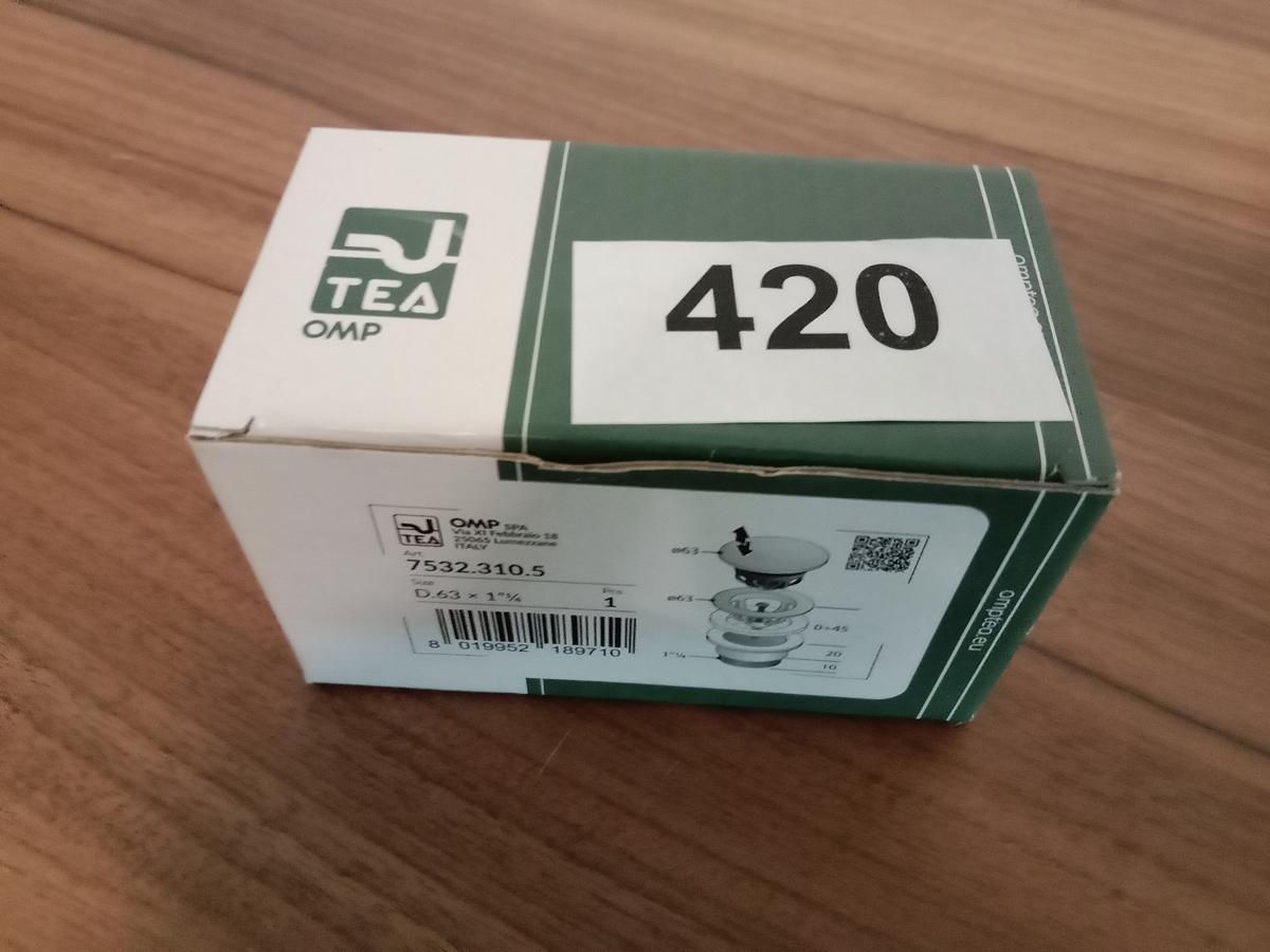 TEA Waschbecken Pop-Up Garnitur Chrom