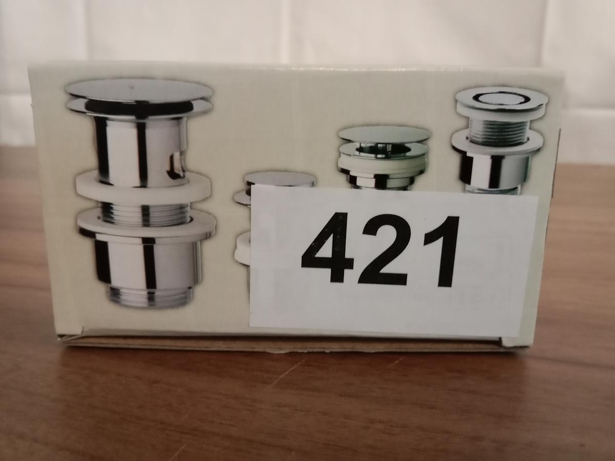 TEA Waschbecken Pop-Up Garnitur Matt-Schwarz