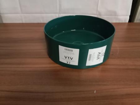 AXA Waschtisch rund, Farbe , Petrolgr�n, DM 40 cm, H�he ca. 16 cm