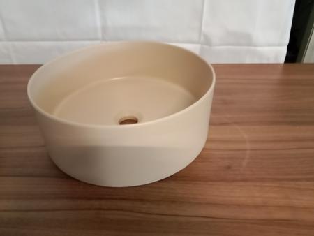 AXA Waschtisch rund, Farbe Sahara-Matt, Ma�e: ca. 40 cm DM