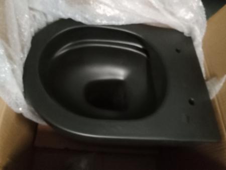 Biojet H�nge-WC (ohne Deckel), Farbe Schwarz, Ma�e: ca. 50 x 36 x 40 cm