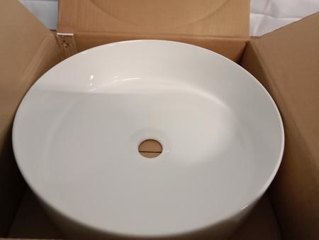 Biojet Waschtisch, Farbe Wei�, Ma�e DM 36 cm, Typ Tiffany rund 36