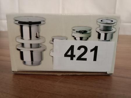TEA Waschbecken Pop-Up Garnitur Matt-Schwarz