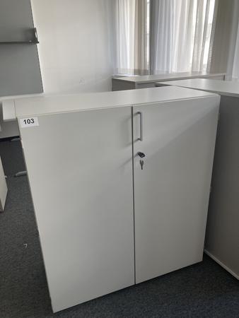 Aktenschrank, 3 Ordnerh�hen, Ma�e: ca.100 x 45 x 113 cm