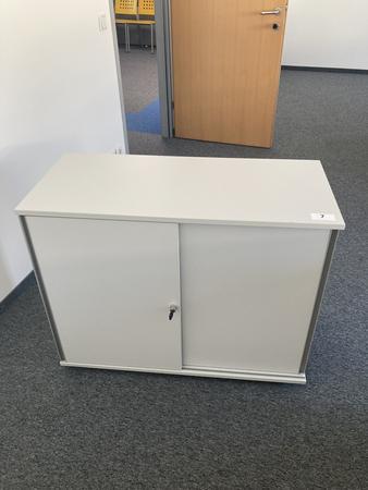 Aktenschrank, 2 Ordnerh�hen, Ma�e: ca. 100 x 45 x 80 cm