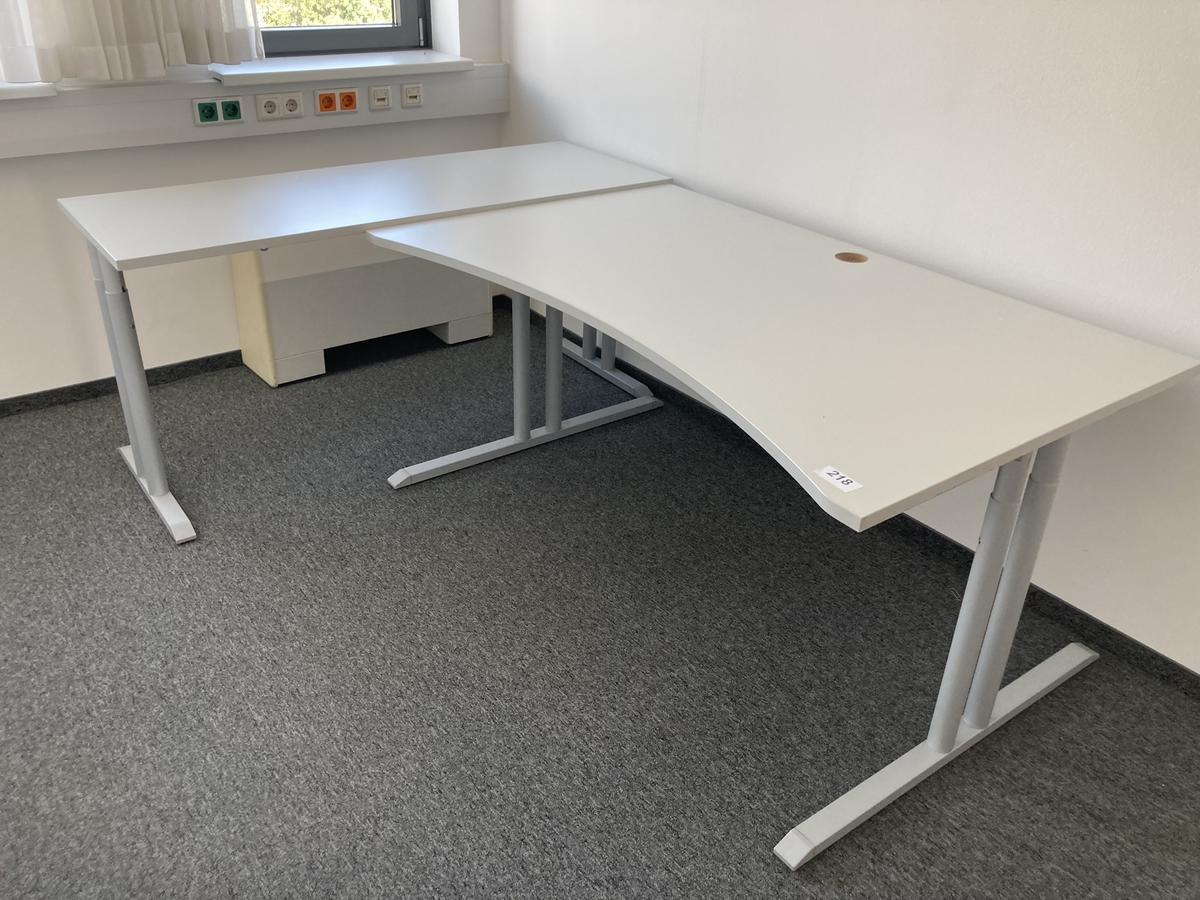 Schreibtisch ohne R&uuml;ckwand, geschwungen, mit Beistelltisch, Ma&szlig;e: ca. 160 x 85 x 100 cm?d=2026-09-01 16:59:07
