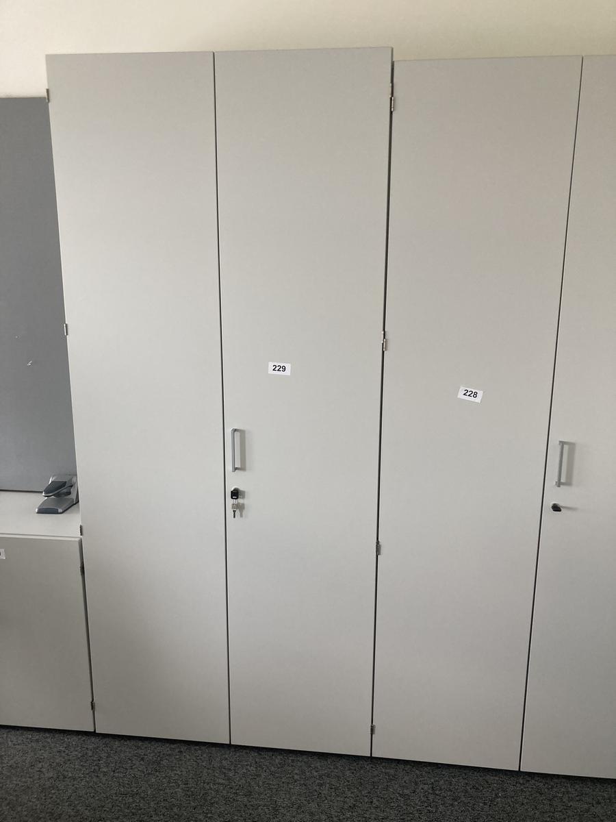 Aktenschrank, 6 Ordnerh&ouml;hen, Ma&szlig;e: ca. B 100 x 45 x 230 cm