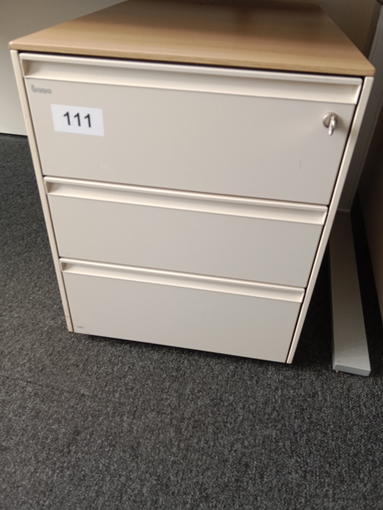 BENE Rollcontainer, Ma&szlig;e: ca T 80 cm x B 43 cm