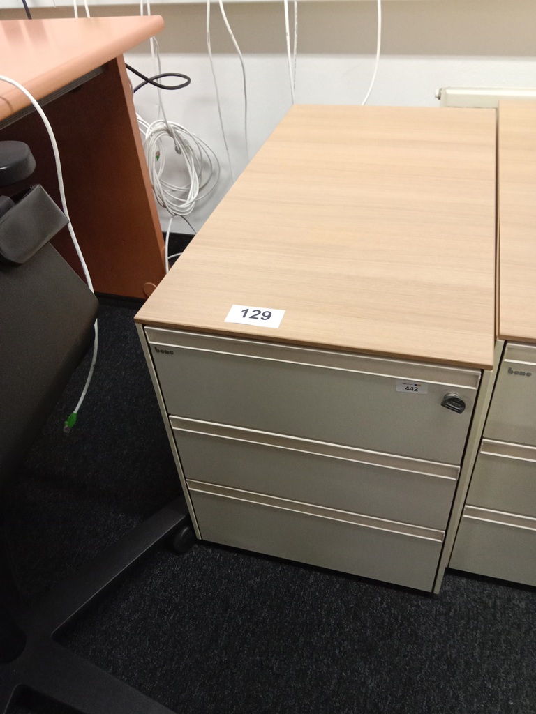 BENE Rollcontainer, Ma&szlig;e: ca T 80 cm x B 43 cm