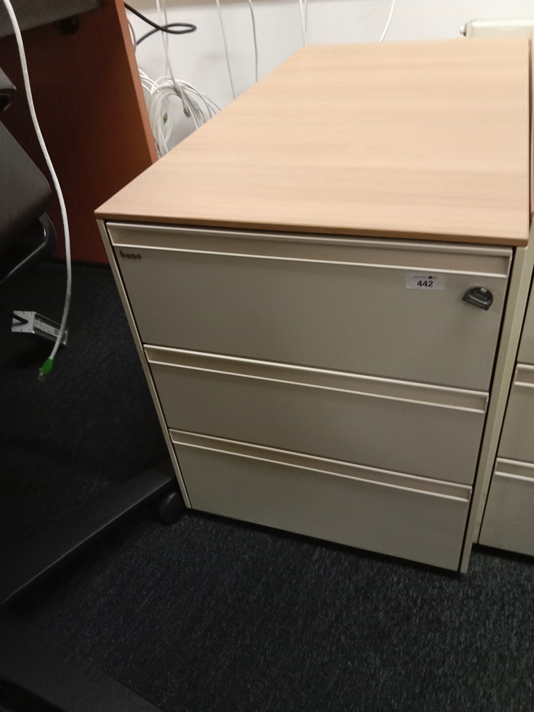 BENE Rollcontainer, Ma&szlig;e: ca T 80 cm x B 43 cm
