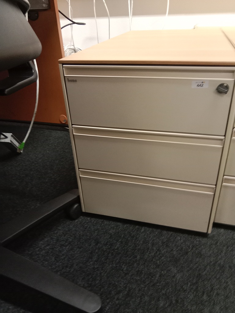 BENE Rollcontainer, Ma&szlig;e: ca T 80 cm x B 43 cm