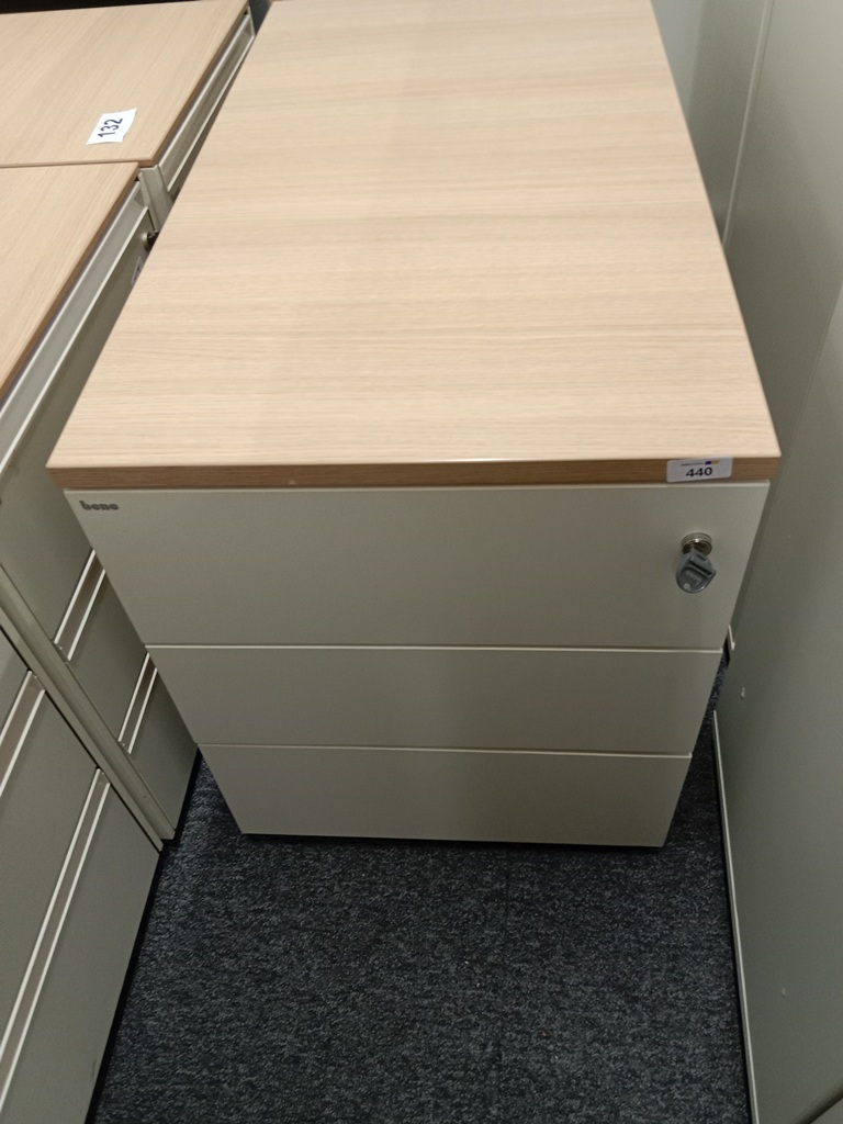 BENE Rollcontainer, Ma&szlig;e: ca T 80 cm x B 43 cm