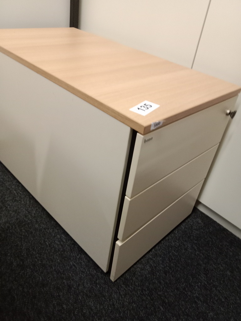 BENE Rollcontainer, Ma&szlig;e: ca T 80 cm x B 43 cm