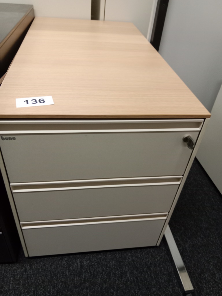 BENE Rollcontainer, Ma&szlig;e: ca T 80 cm x B 43 cm