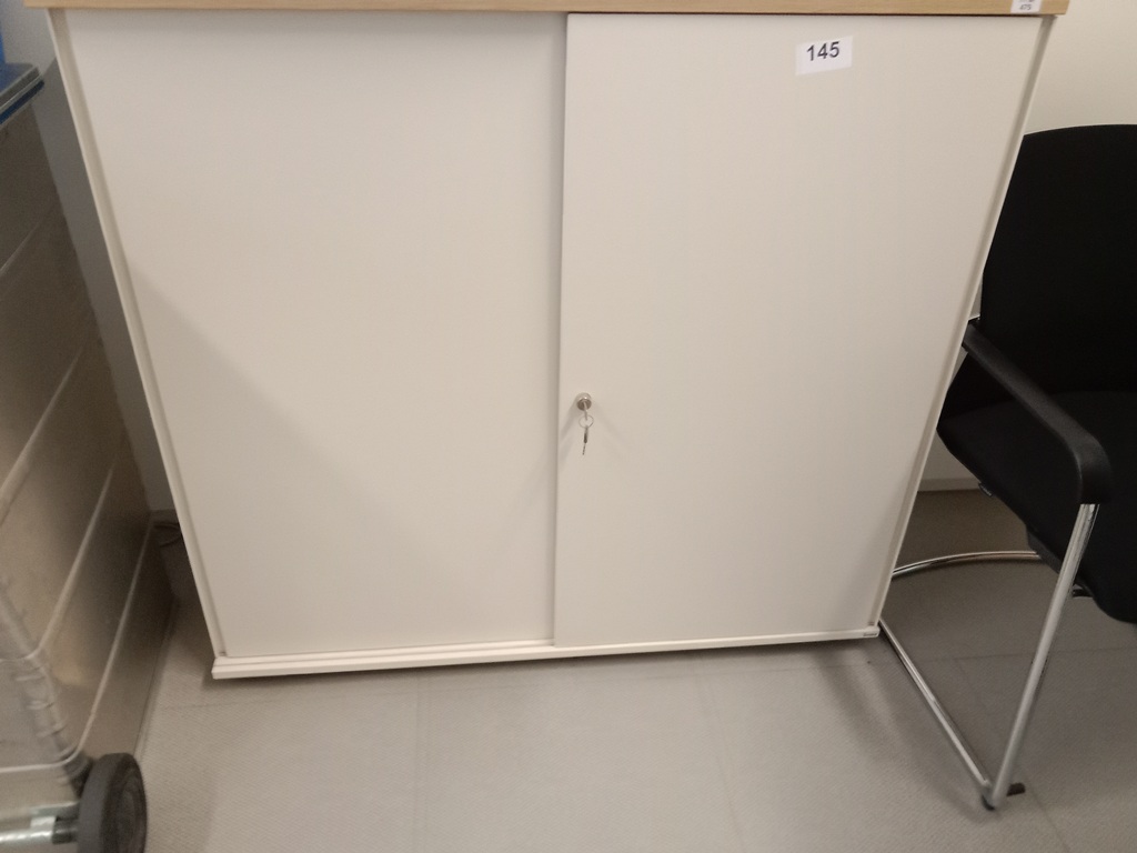 BENE Aktenschrank, 3 Ordnerh&ouml;hen, Ma&szlig;e B 120 x T 44 x H 113 cm