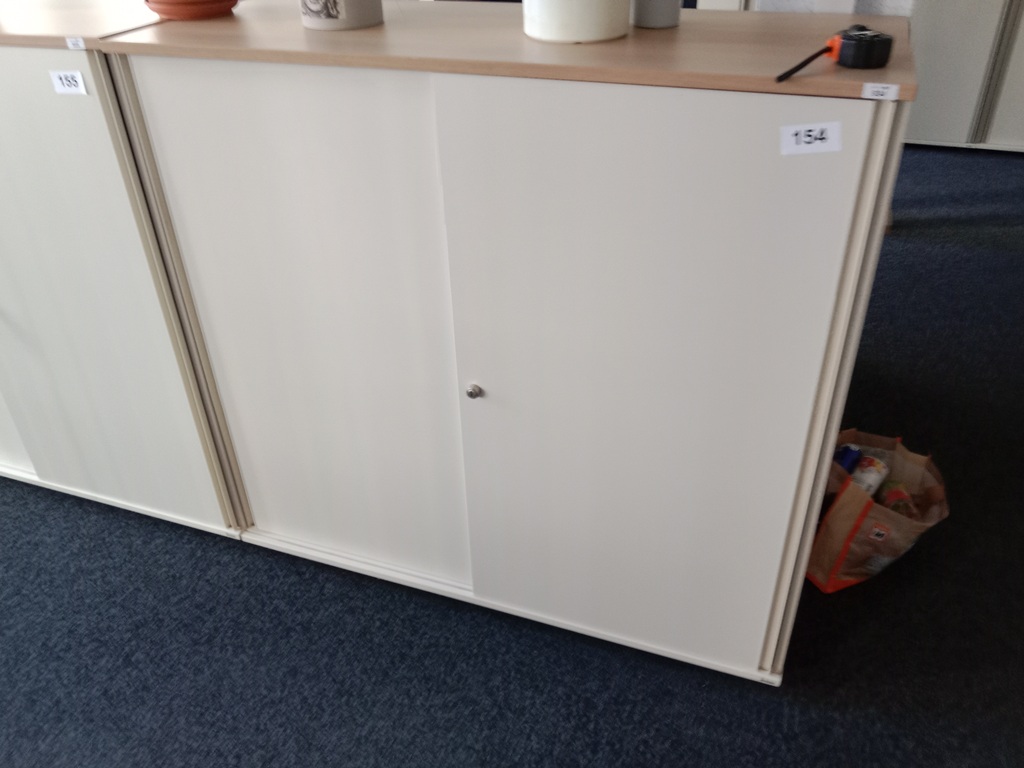 BENE Aktenschrank, 3 Ordnerh&ouml;hen, Ma&szlig;e B 120 x T 44 x H 113 cm