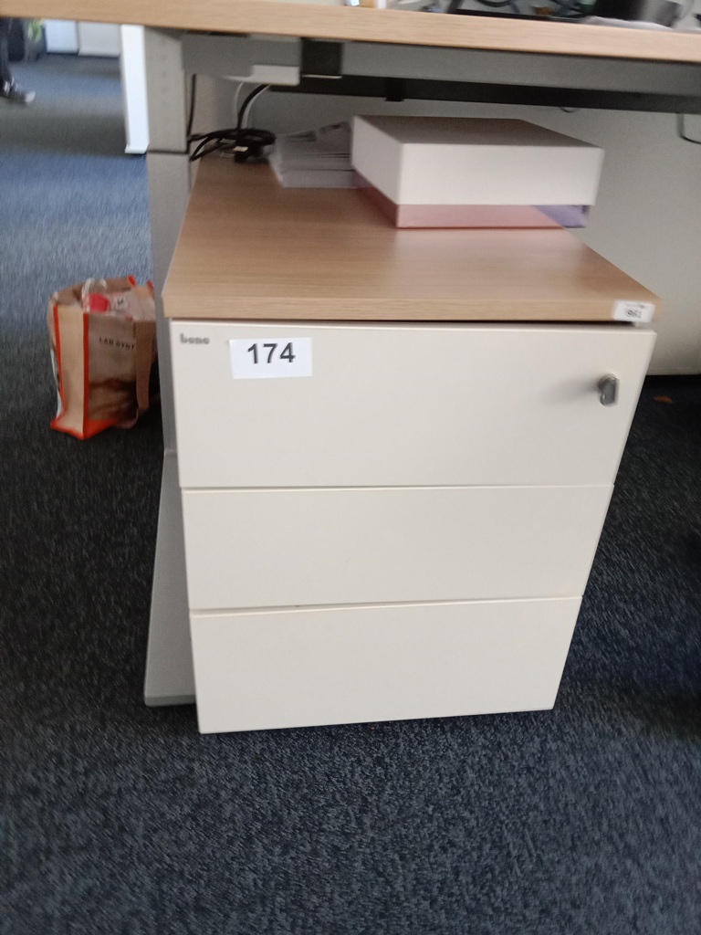 BENE Rollcontainer, Ma&szlig;e: ca T 80 cm x B 43 cm