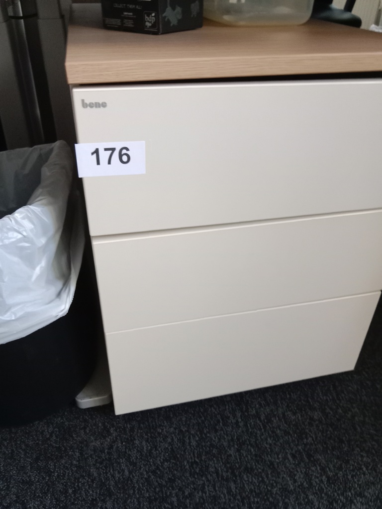 BENE Rollcontainer, Ma&szlig;e: ca T 80 cm x B 43 cm