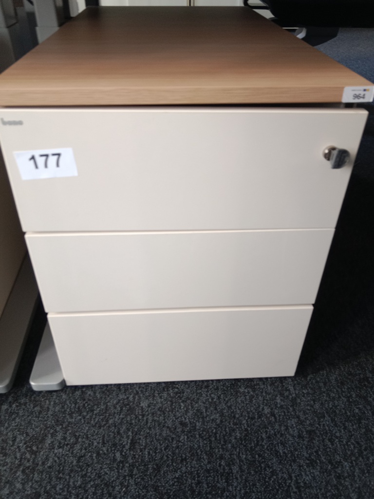 BENE Rollcontainer, Ma&szlig;e: ca T 80 cm x B 43 cm