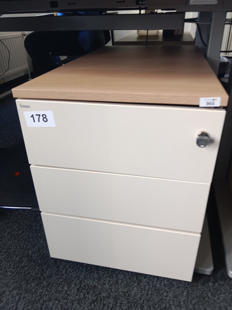 BENE Rollcontainer, Ma&szlig;e: ca T 80 cm x B 43 cm